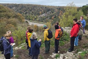 Students discover the Avon Gorge