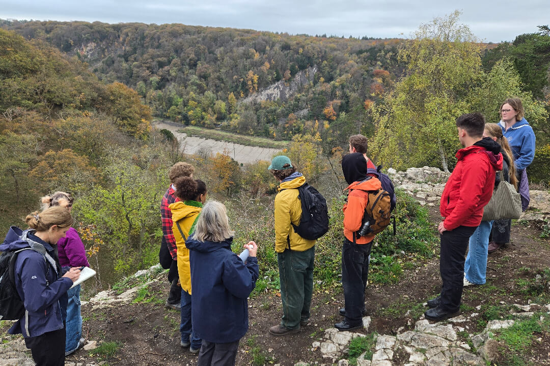 Students discover the Avon Gorge